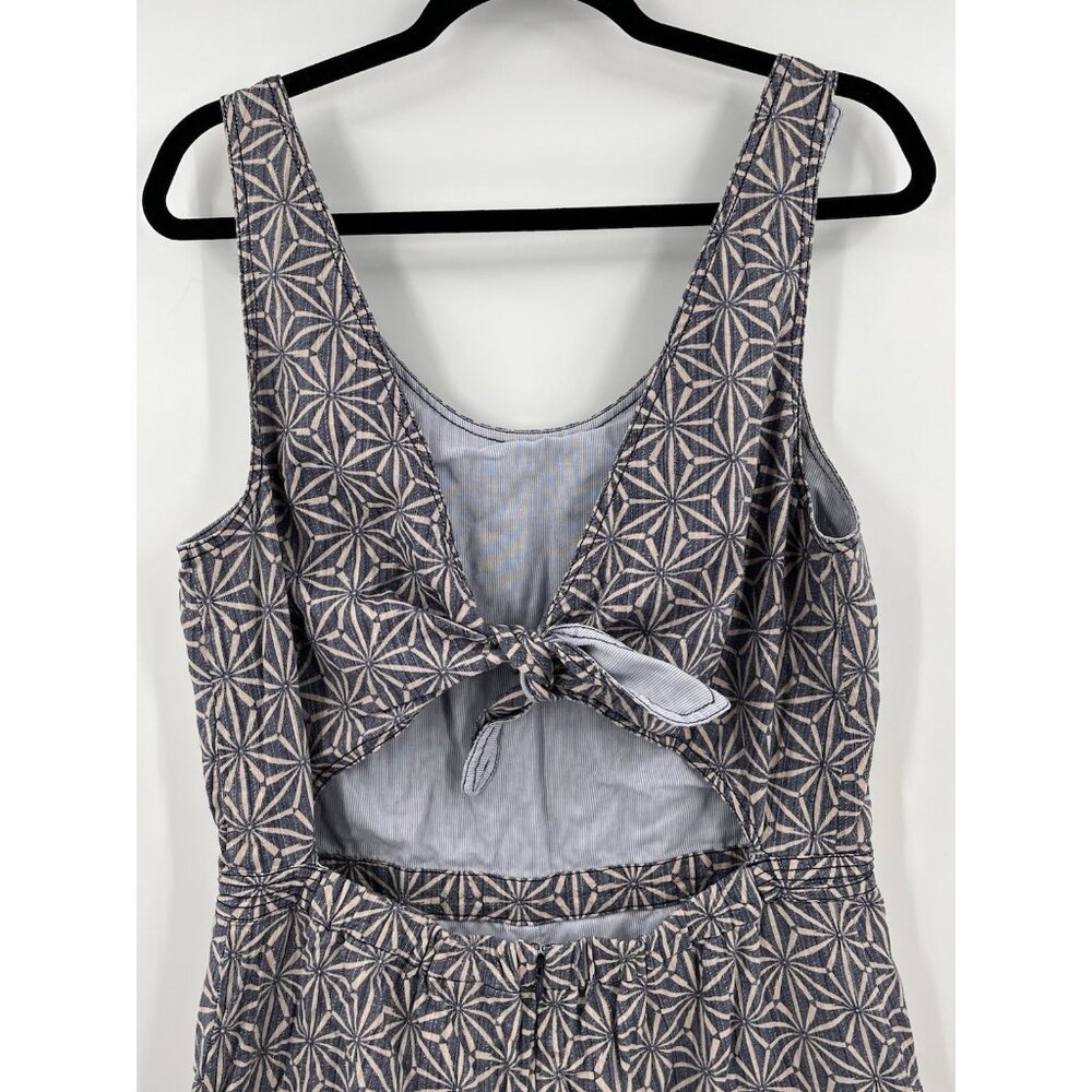 ELEVENSES ANTHROPOLOGIE Women's Demim Windward Open Back Sleeveless Jumpsuit Med - Picture 5 of 8